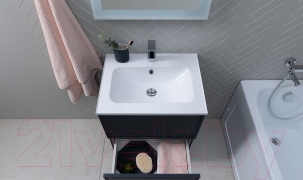 Изображение товара Тумба под умывальник Aquanet Арт 90 / 313266 (маренго)