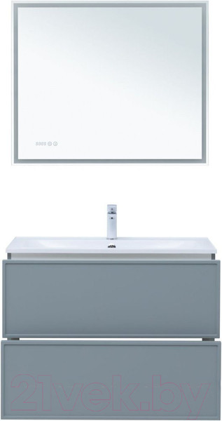 Изображение товара Тумба под умывальник Aquanet Арт 90 / 313276 (мисти грин)