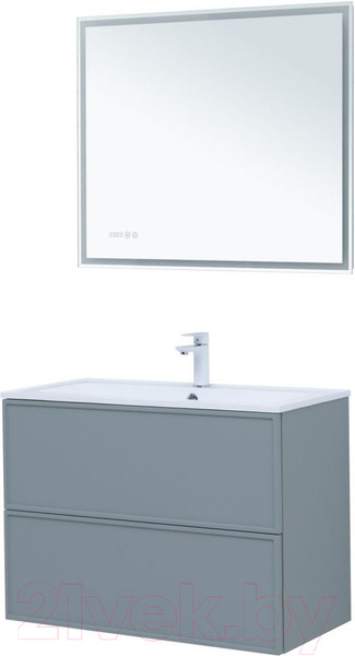 Изображение товара Тумба под умывальник Aquanet Арт 90 / 313276 (мисти грин)