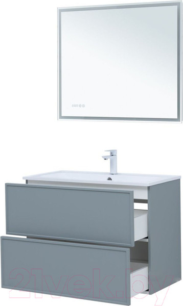 Изображение товара Тумба под умывальник Aquanet Арт 90 / 313276 (мисти грин)