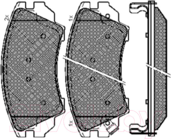 Изображение товара Тормозные колодки Icer 181913