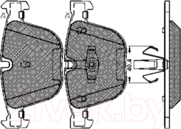 Изображение товара Тормозные колодки Icer 181896