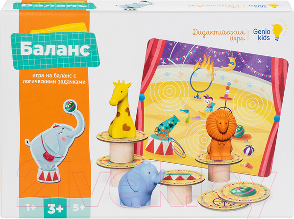 Изображение товара Настольная игра Genio Kids Баланс Plus / 2213C