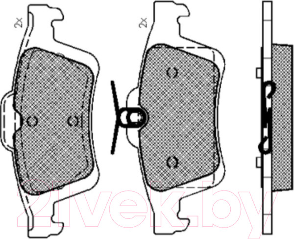 Изображение товара Тормозные колодки Icer 181744