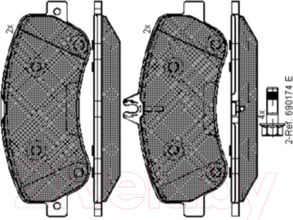 Изображение товара Тормозные колодки Icer 181917
