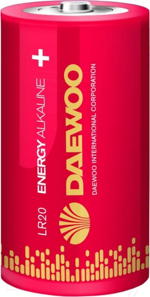 Изображение товара Комплект батареек Daewoo D LR20EA-2B 5030022 (2шт)