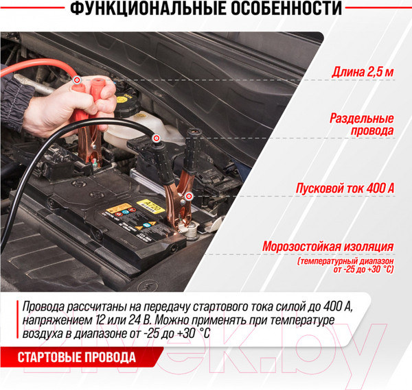 Изображение товара Стартовые провода Skyway S03701010