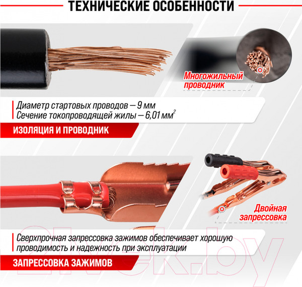 Изображение товара Стартовые провода Skyway S03701010