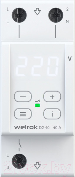 Изображение товара Реле напряжения Welrok D2-40