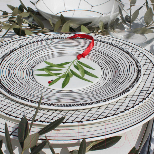 Изображение товара Тарелка столовая обеденная Taitu Ferri 2-50