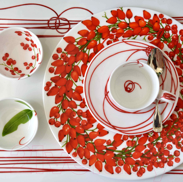 Изображение товара Блюдо Taitu Fil Rouge Nodi 3-2-9