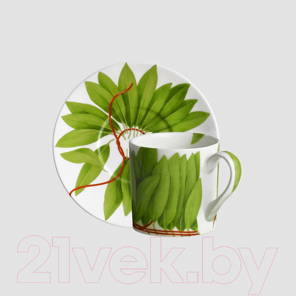 Изображение товара Чашка с блюдцем Taitu Fil Rouge Foglie 5-191