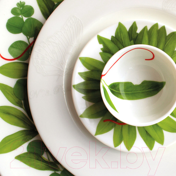 Изображение товара Чашка с блюдцем Taitu Fil Rouge Foglie 5-191