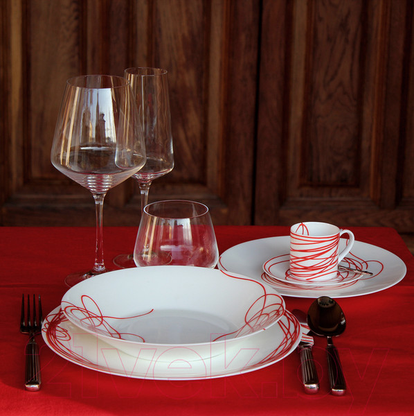 Изображение товара Суповая тарелка Taitu Fil Rouge Nodi 5-45