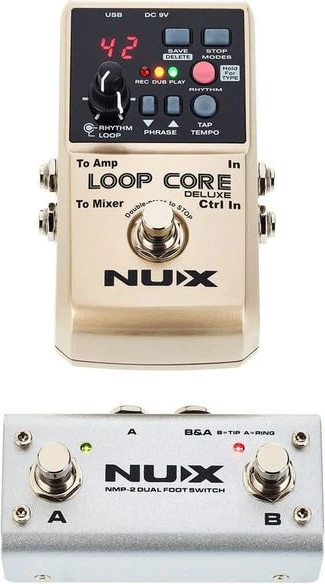 Изображение товара Педаль электрогитарная NUX Loop Core Deluxe Bundle