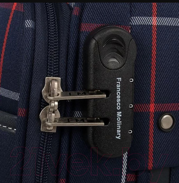 Изображение товара Чемодан на колесах Francesco Molinary 219-MD1094-4-18NAV (синий)