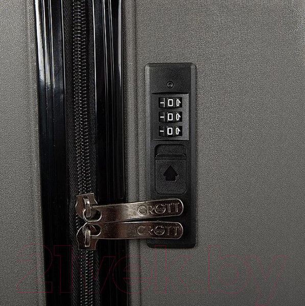 Изображение товара Чемодан на колесах Grott 339-315/5-20DGR (темно-серый)