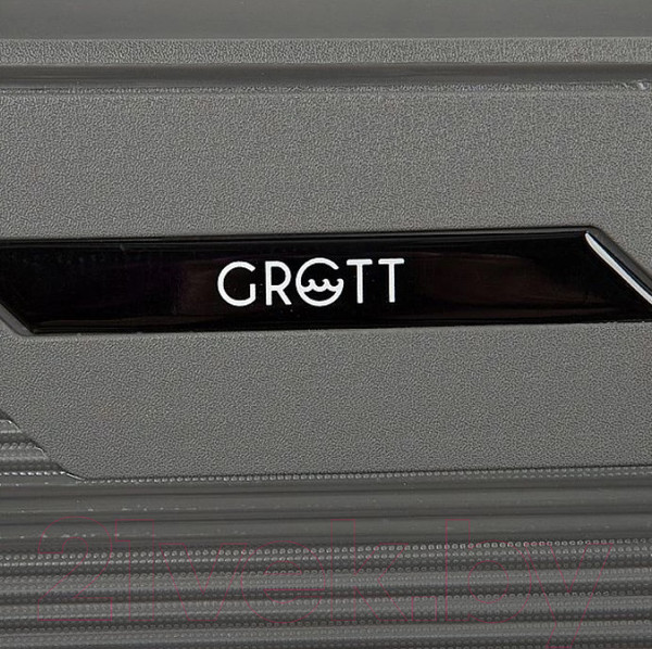 Изображение товара Чемодан на колесах Grott 339-315/5-20DGR (темно-серый)