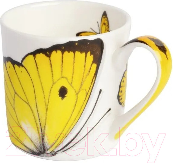 Изображение товара Чашка с блюдцем Taitu Freedom Butterfly 1-891-A (желтый)