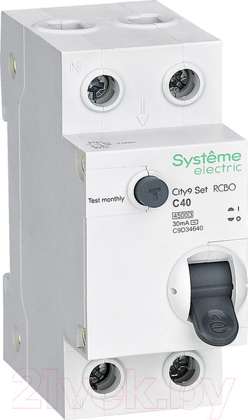 Изображение товара Дифференциальный автомат Systeme (Schneider) Electric C9D34640