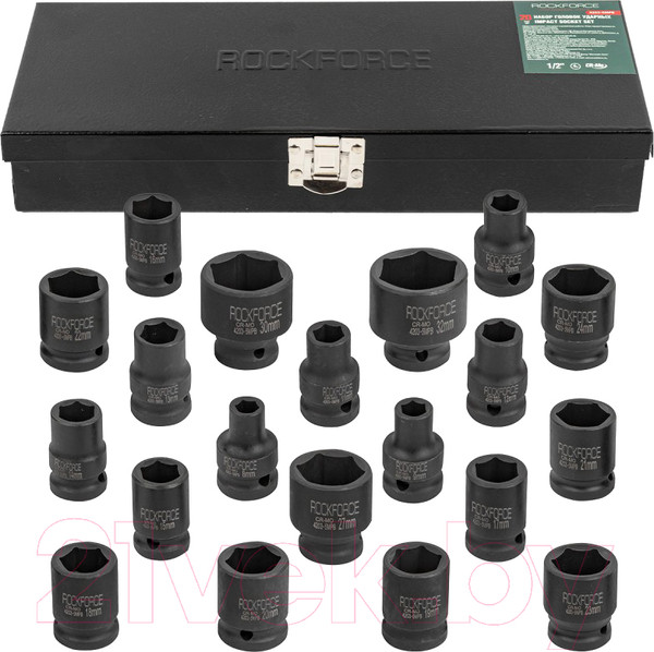 Изображение товара Набор головок слесарных RockForce RF-4203-5MPB