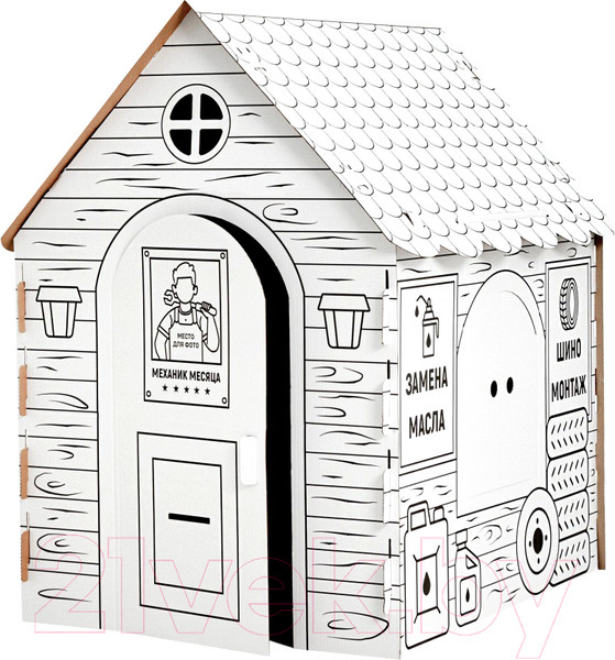 Изображение товара Детский игровой домик Leader Toys Домик-раскраска Гараж / 22001