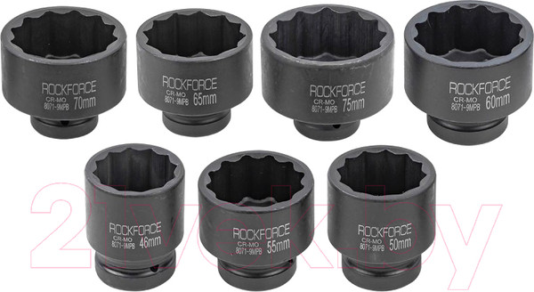 Изображение товара Набор головок слесарных RockForce RF-8071-9MPB (55003)