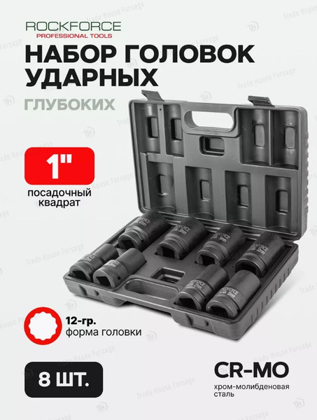 Изображение товара Набор головок слесарных RockForce RF-8081-9MPB (55006)