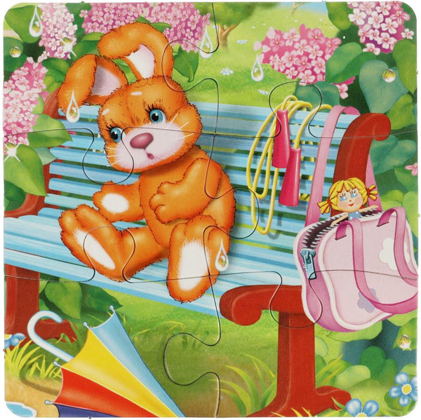 Изображение товара Книга-пазл Умка С 5 пазлами. Игрушки (Барто А.)