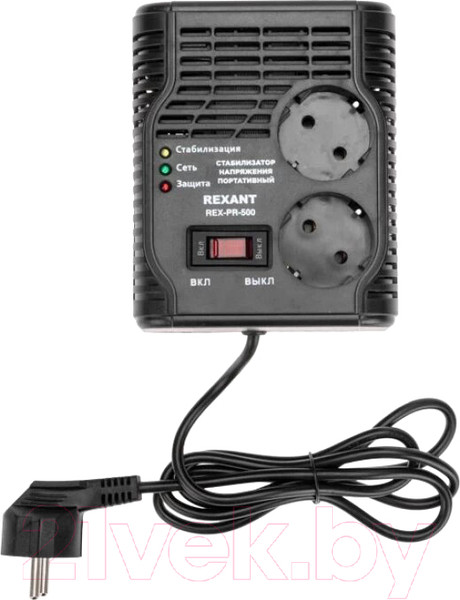 Изображение товара Стабилизатор напряжения Rexant REX-PR-500 / 11-5037