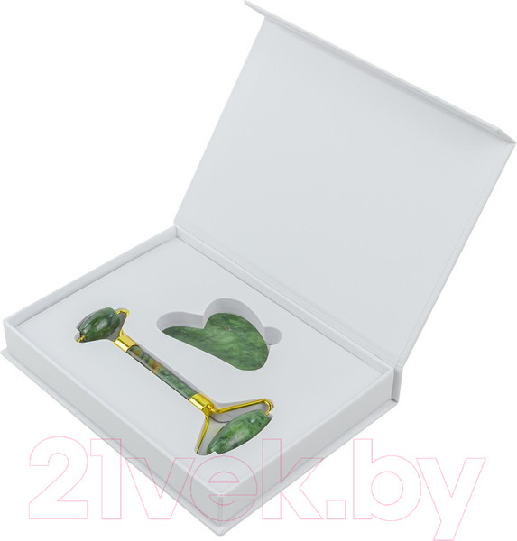 Изображение товара Массажный набор для лица La and Te beaute Массажный ролик+Скребок гуаша LT12