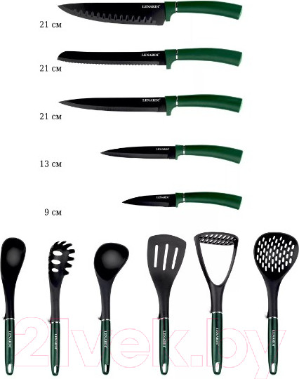 Изображение товара Набор кухонных приборов Lenardi 196-033 (12пр)