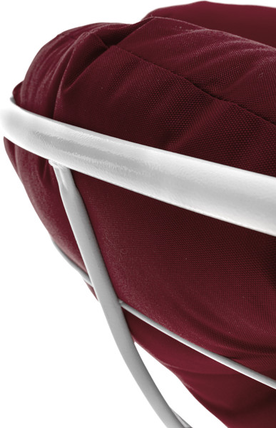 Изображение товара Кресло садовое M-Group Папасан пружинка мини / 12080102 (белый/бордовая подушка)