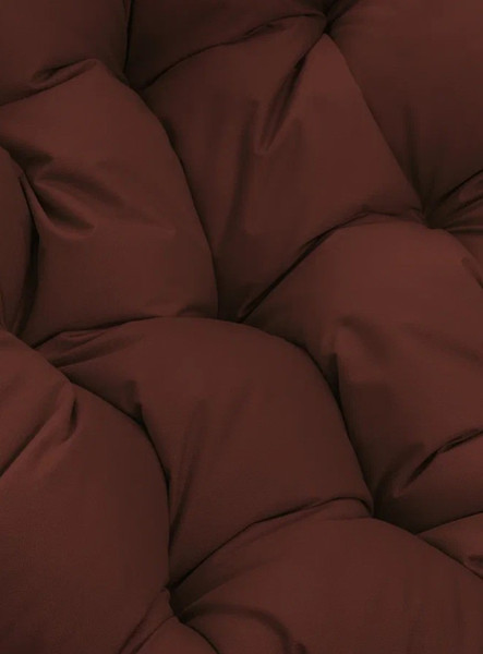 Изображение товара Кресло садовое M-Group Папасан пружинка мини / 12080105 (белый/коричневая подушка)