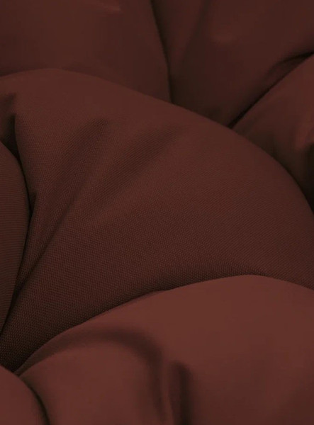 Изображение товара Кресло садовое M-Group Папасан пружинка мини / 12080105 (белый/коричневая подушка)