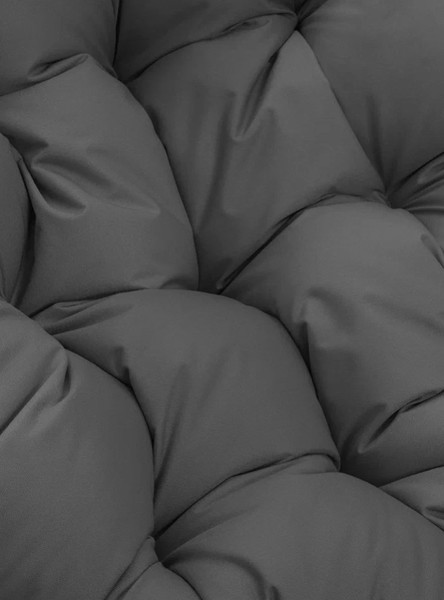 Изображение товара Кресло садовое M-Group Папасан пружинка мини / 12080109 (белый/серая подушка)