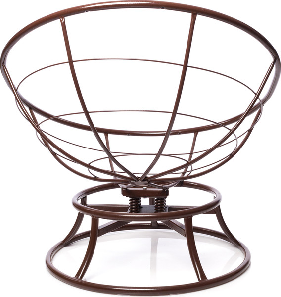 Изображение товара Кресло садовое M-Group Папасан пружинка мини / 12080210 (коричневый/синяя подушка)