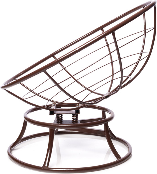 Изображение товара Кресло садовое M-Group Папасан пружинка мини / 12080205 (коричневый/коричневая подушка)