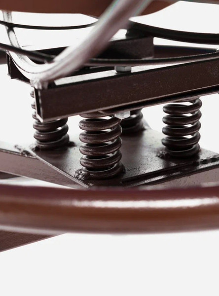 Изображение товара Кресло садовое M-Group Папасан пружинка мини / 12080205 (коричневый/коричневая подушка)