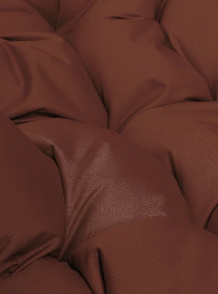 Изображение товара Кресло садовое M-Group Папасан пружинка мини / 12080205 (коричневый/коричневая подушка)