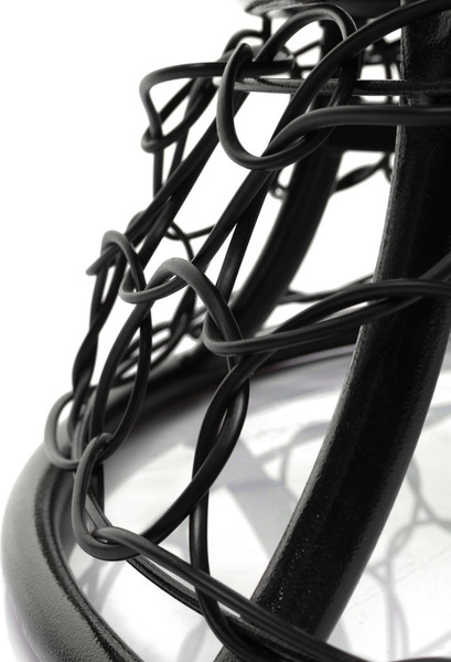 Изображение товара Кресло садовое M-Group Папасан пружинка мини / 12090401 (черный ротанг/бежевая подушка)