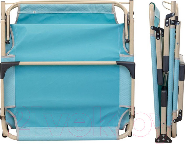 Изображение товара Складной шезлонг WMC Tools WMC-FG-HY-8007Z(56377) (синий)