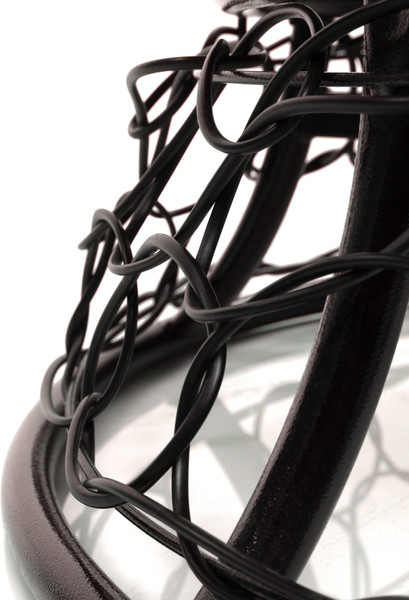 Изображение товара Кресло садовое M-Group Папасан пружинка мини / 12090406 (черный ротанг/красная подушка)