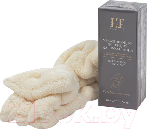 Изображение товара Подарочный набор La and Te beaute Увлажняющая эссенция для кожи лица+Повязка на голову LT-35