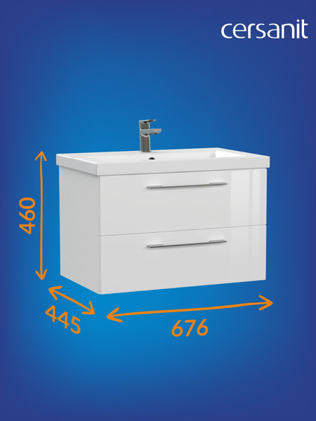 Изображение товара Тумба под умывальник Cersanit Lara 70 / 64135