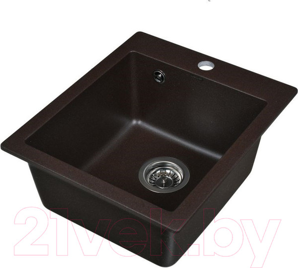 Изображение товара Мойка кухонная Wisent 420-27W (с сифоном GER013)