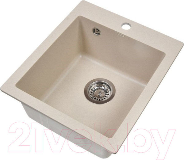 Изображение товара Мойка кухонная Wisent 420-30W (с сифоном GER013)