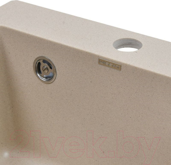 Изображение товара Мойка кухонная Wisent 420-30W (с сифоном GER013)