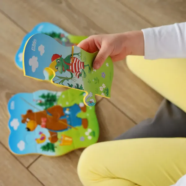 Изображение товара Развивающая игра El'Basco Toys Мягкий пазл. Теремок / ET02-020