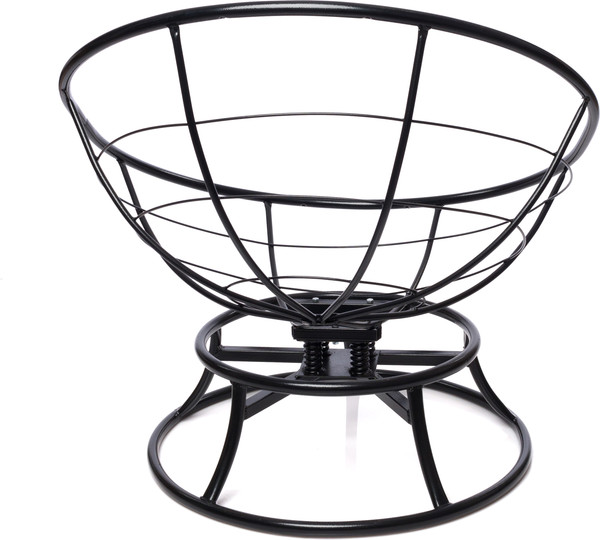 Изображение товара Кресло садовое M-Group Папасан пружинка мини / 12080410 (черный/синяя подушка)